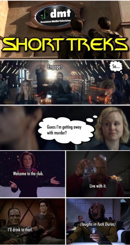 The meme is a screenshot from the TV show Star Trek: Deep Space Nine, featuring the character of Worf from the show. The image shows Worf sitting at a bar, with a speech bubble saying "So...". The text above the image reads "Star Trek: The Next Generation" and "Worf's Guide to Drinking". The meme is a humorous take on the character's stoic personality, poking fun at his serious and reserved nature.